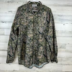 Southern Camouflage SenderoMax Hunting Shirt Men’s L Long Sleeve Vented Light